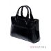 Купить женскую сумку - портфель из черного кожзаменителя с карманом впереди - арт.3229_1